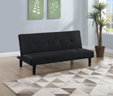 Stanford Motion Collection Stanford Multipurpose Upholstered Tufted Convertible Sofa Bed Black 360238 - Ella Furniture