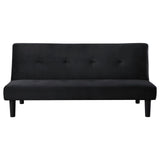 Stanford Motion Collection Stanford Multipurpose Upholstered Tufted Convertible Sofa Bed Black 360238 - Ella Furniture