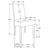 Stanton Black Rectangle Pedestal Dining Room Set - Ella Furniture