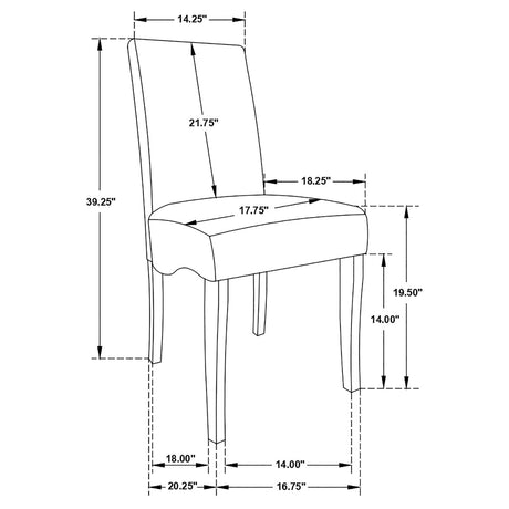 Stanton Black Rectangle Pedestal Dining Room Set - Ella Furniture