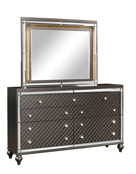 Stars Charcoal Bedroom Set - Ella Furniture