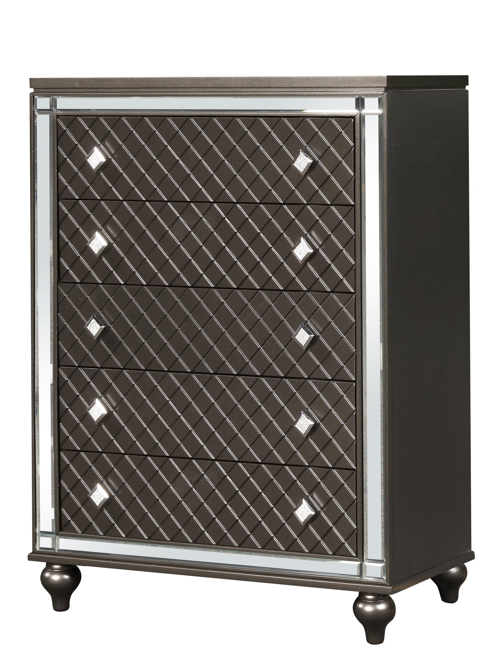 Stars Charcoal Bedroom Set - Ella Furniture