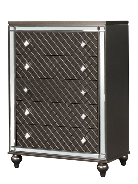 Stars Charcoal Bedroom Set - Ella Furniture