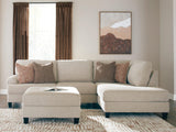 Steelwater Latte Retreat 2-Piece Sectional with Chaise and Oversized Accent Ottoman view 2
