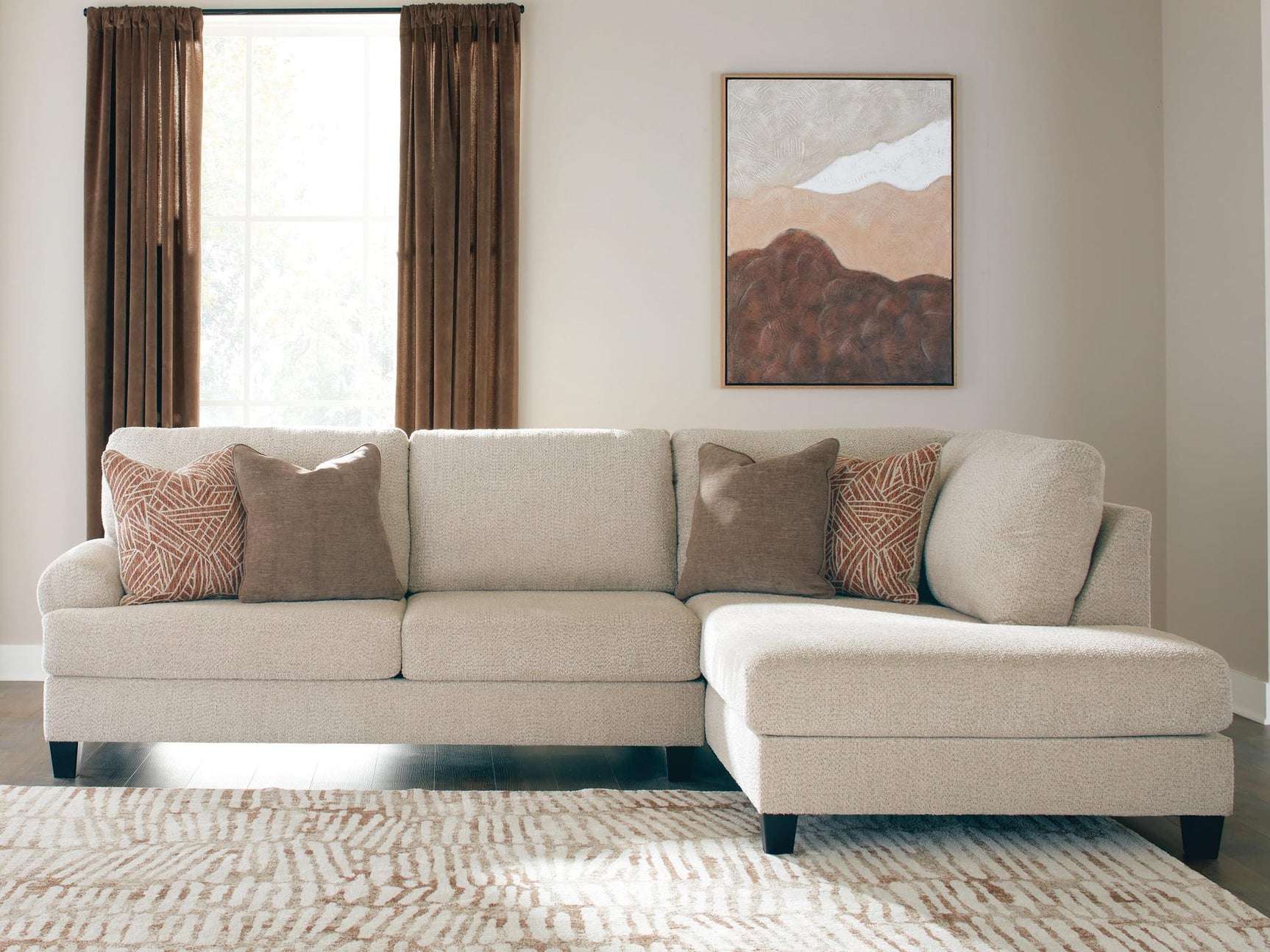 Steelwater Retreat Latte 2-Piece Sectional with Chaise from Ella Furniture