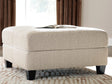 Steelwater Retreat Latte Chenille Oversized Accent Ottoman from Ella Furniture