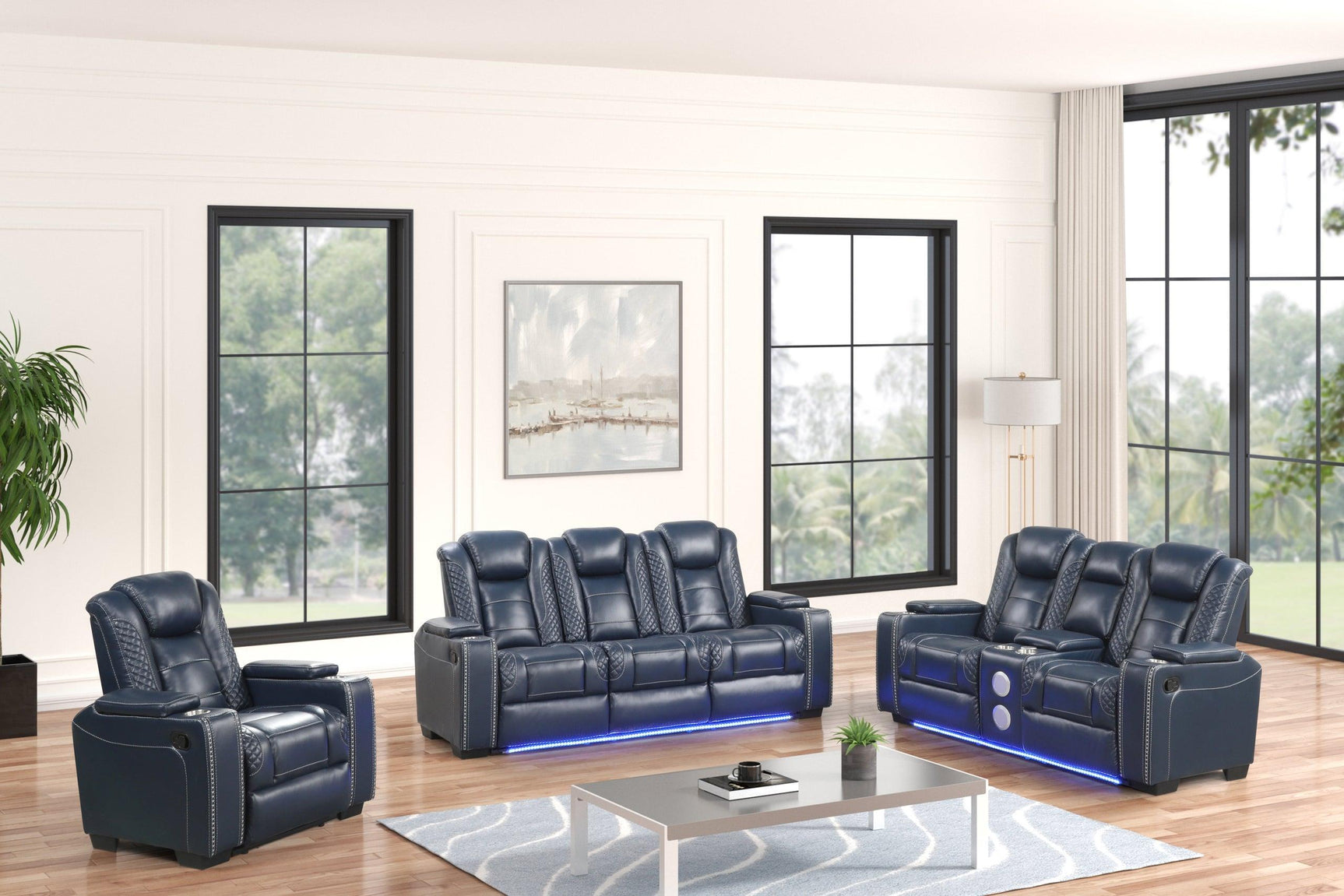 Stefano40 3Pc Reclining Set - Ella Furniture