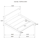 Stillwater Eastern King Platform Bed view 7