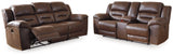 Stoneland Chocolate Sofa And Loveseat PKG001244 - 3990487 | 3990496 - Ella Furniture