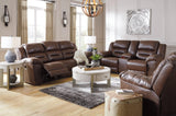 Stoneland Chocolate Sofa, Loveseat And Recliner PKG001246 - 3990487 | 3990496 | 3990498 - Ella Furniture