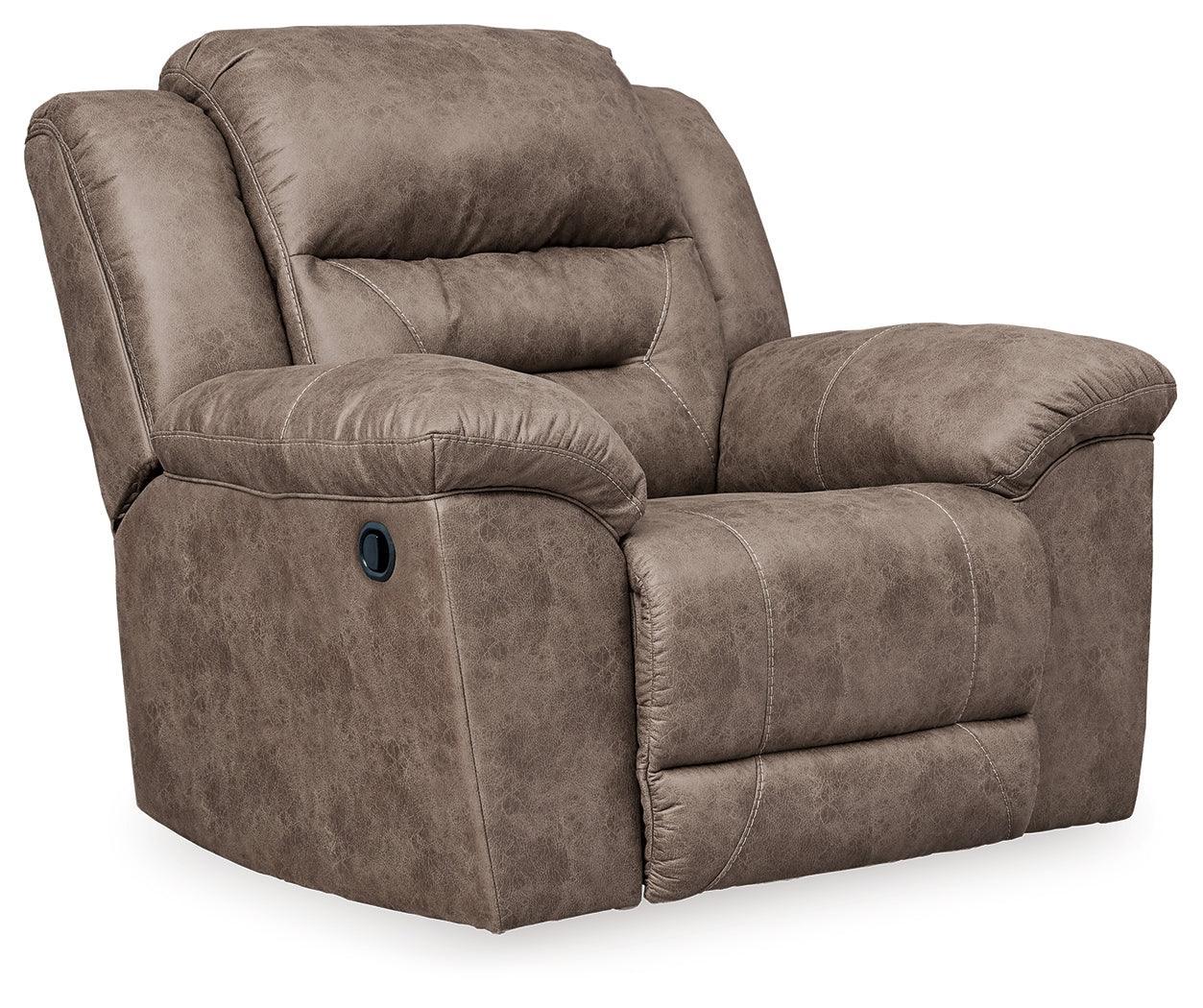 Stoneland Fossil Sofa, Loveseat And Recliner - Ella Furniture