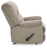 Stonemeade Taupe Chenille Recliner - Ella Furniture