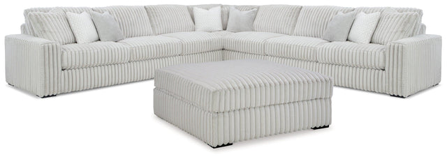 Stupendous Alloy 5-Piece Sectional with Ottoman - Ella Furniture