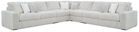 Stupendous Alloy 5-Piece Sectional with Ottoman - Ella Furniture