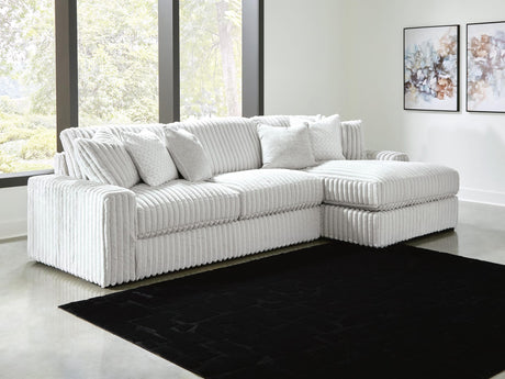 Stupendous Alloy Velvet 2-Piece Sectional with Chaise view 2