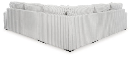Stupendous Alloy Velvet 3-Piece Sectional - Ella Furniture
