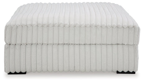 Stupendous Alloy Velvet Oversized Accent Ottoman - Ella Furniture
