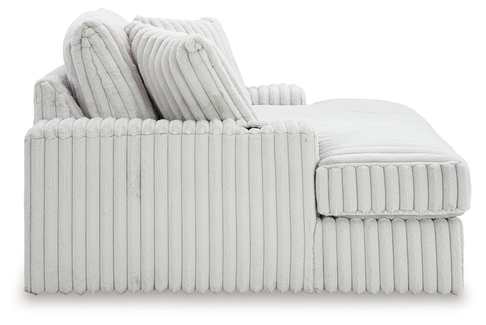 Stupendous Alloy Velvet Oversized Chaise - Ella Furniture