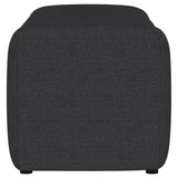 Summer Fabric Upholstered Tufted Accent Bench Charcoal 910294 - Ella Furniture