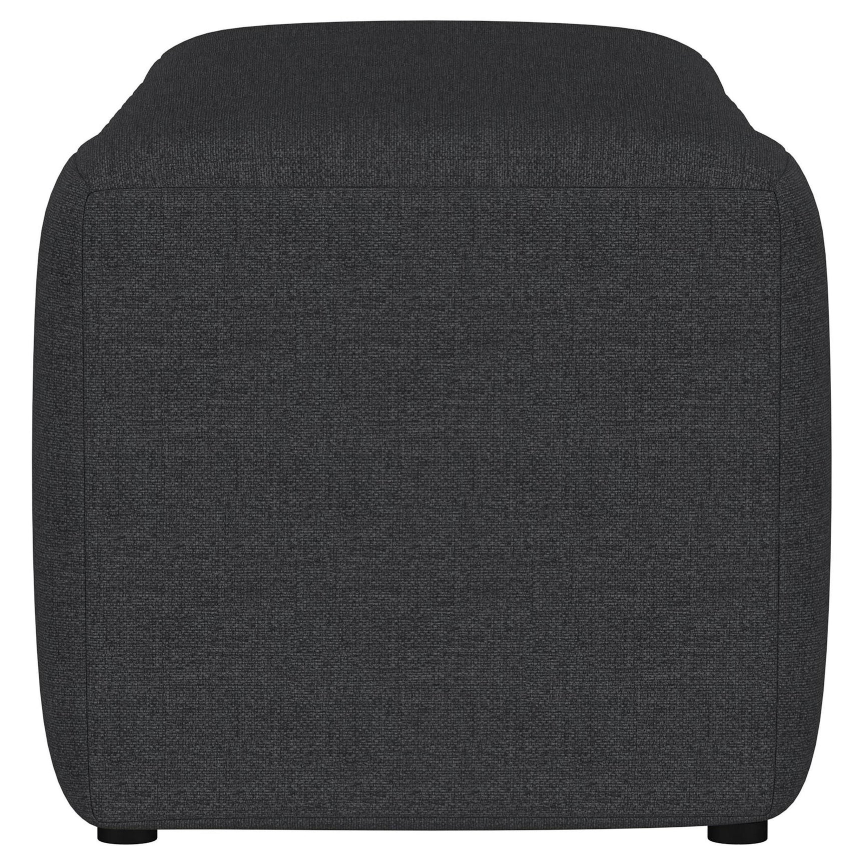 Summer Fabric Upholstered Tufted Accent Bench Charcoal 910294 - Ella Furniture