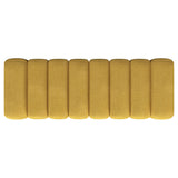 Summer Fabric Upholstered Tufted Accent Bench Mustard Yellow 910292 - Ella Furniture