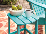 Sundown Turquoise Treasure 2 Outdoor Chairs With End Table - Ella Furniture
