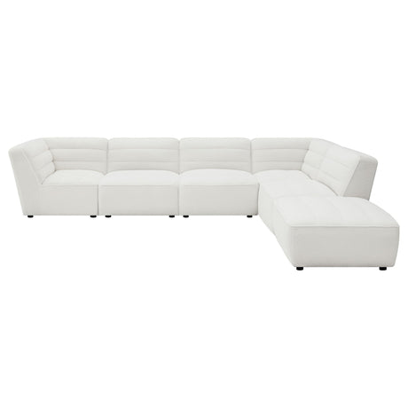 SUNNY Sunny 6-piece Upholstered Modular Sectional Sofa Natural 551621-SET - Ella Furniture
