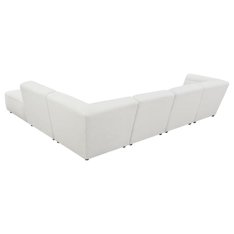 SUNNY Sunny 6-piece Upholstered Modular Sectional Sofa Natural 551621-SET - Ella Furniture