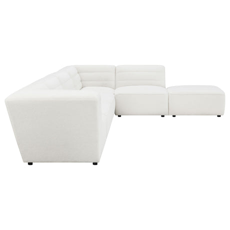 SUNNY Sunny 6-piece Upholstered Modular Sectional Sofa Natural 551621-SET - Ella Furniture
