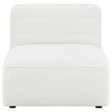 SUNNY Sunny Upholstered Armless Chair Natural 551621 - Ella Furniture