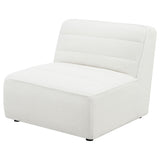SUNNY Sunny Upholstered Armless Chair Natural 551621 - Ella Furniture