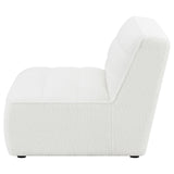 SUNNY Sunny Upholstered Armless Chair Natural 551621 - Ella Furniture