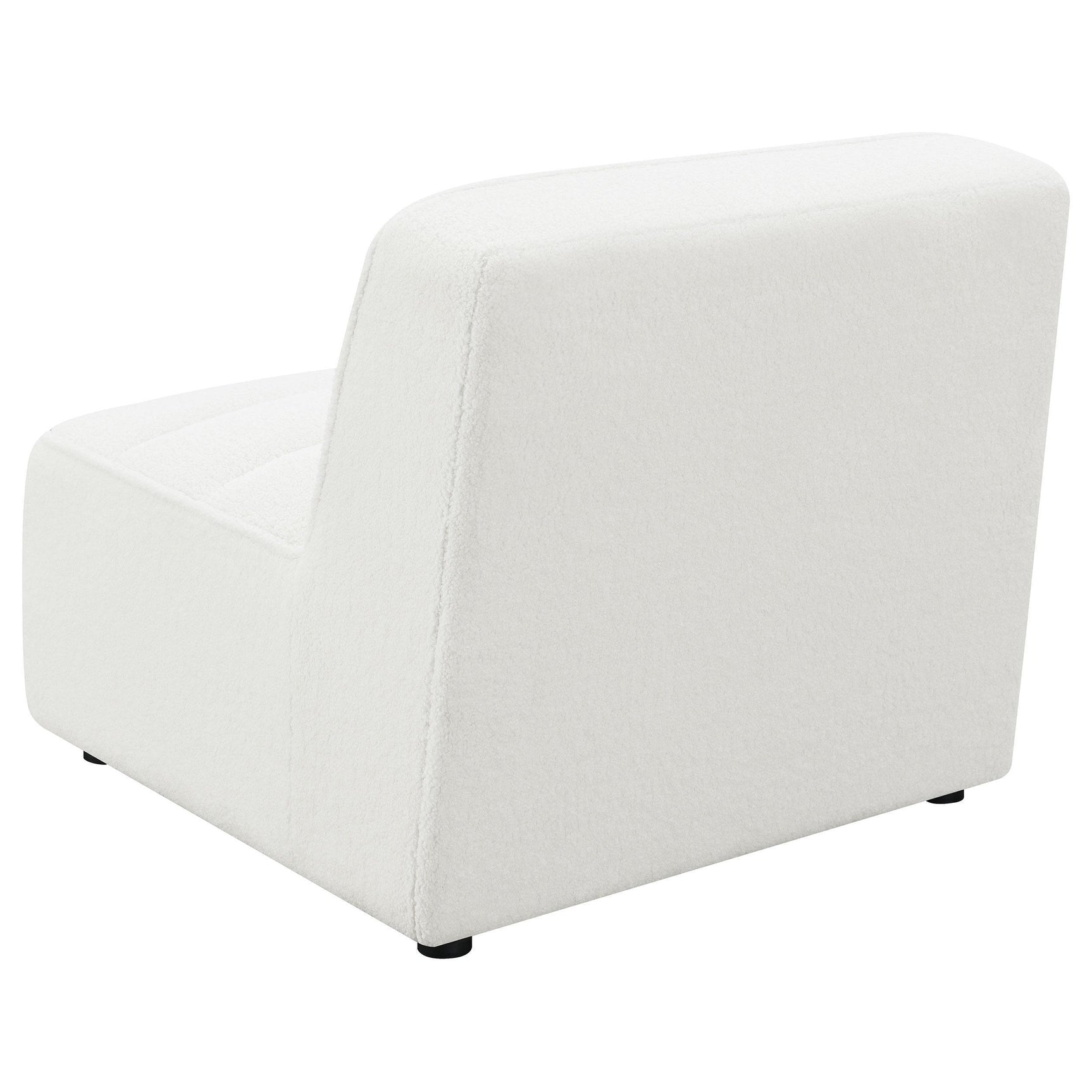 SUNNY Sunny Upholstered Armless Chair Natural 551621 - Ella Furniture