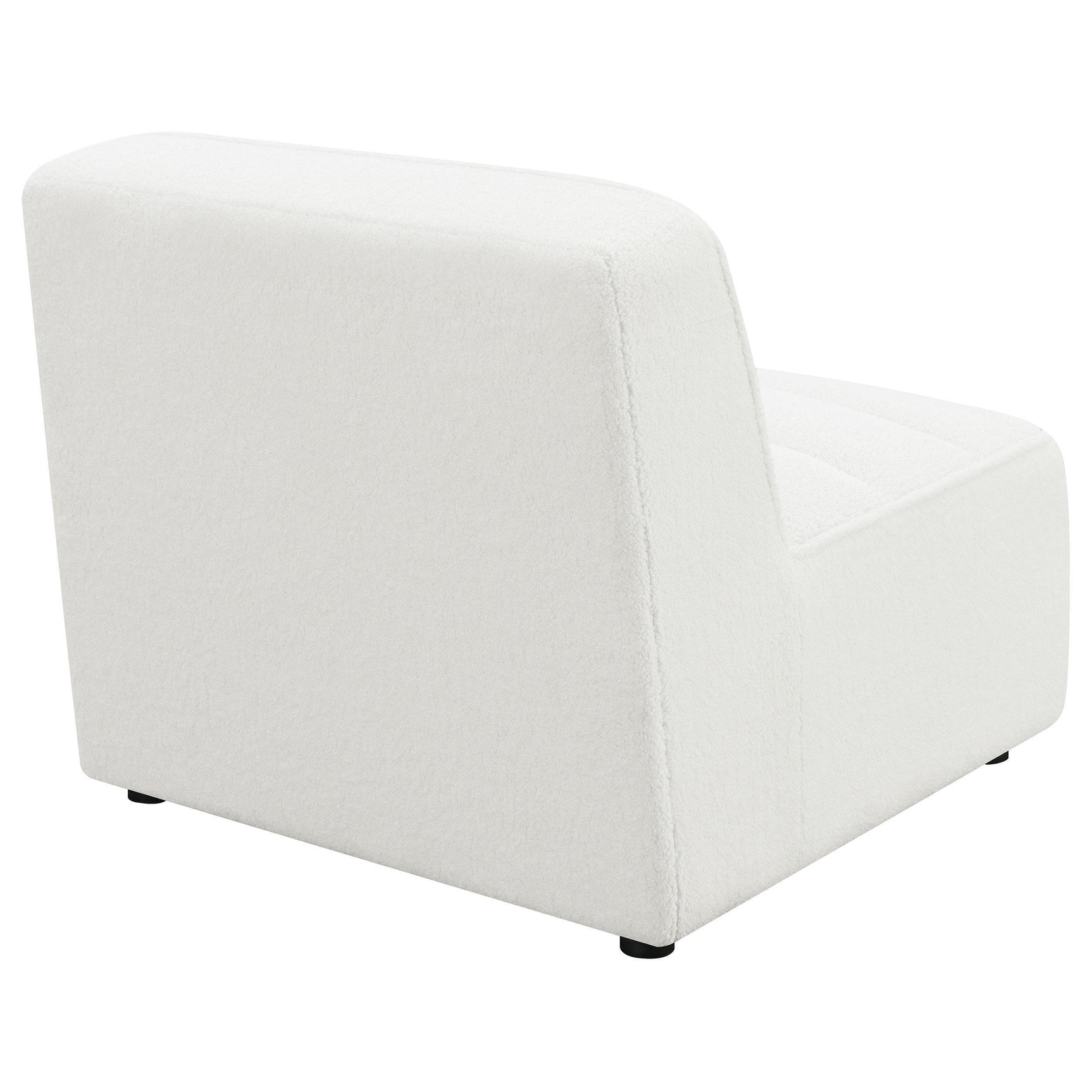 SUNNY Sunny Upholstered Armless Chair Natural 551621 - Ella Furniture