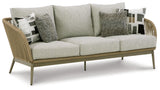 Swiss Beige Valley Outdoor Sofa With 2 Lounge Chairs - Ella Furniture