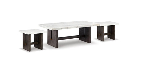 T779 Marble Occasional Table Set - Ella Furniture