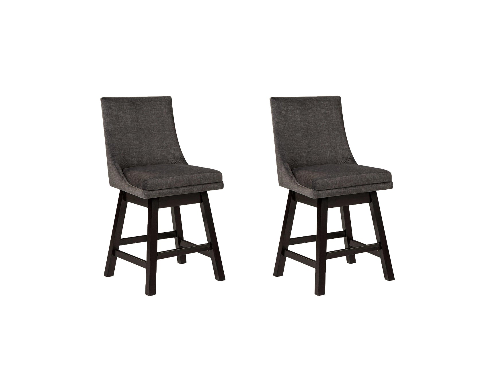 Tallenger Dark Gray 2-Piece Bar Stool - Ella Furniture