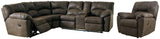 Tambo Canyon 2-Piece Sectional With Recliner - Ella Furniture