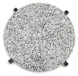 Tellrich Black/White Accent Table - Ella Furniture