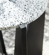 Tellrich Black/White Accent Table - Ella Furniture