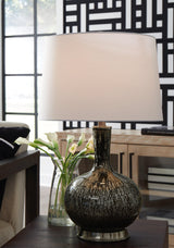 Tenslow Antique Black 2-Piece Table Lamp Set - Ella Furniture
