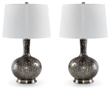 Tenslow Antique Black 2-Piece Table Lamp Set - Ella Furniture