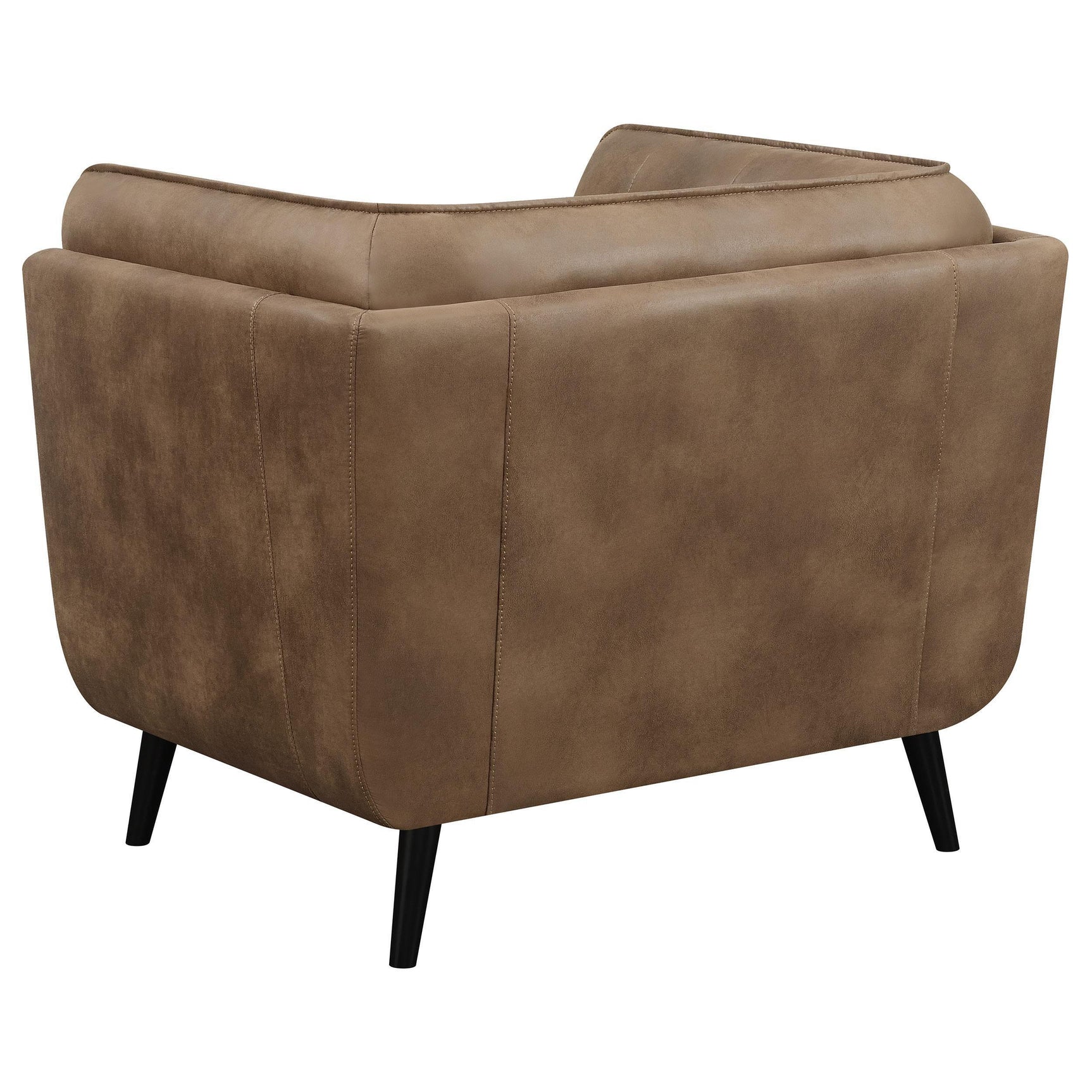 Thatcher Thatcher 3-piece Upholstered Tuxedo Arm Sofa Set Brown 509421-S3 - Ella Furniture