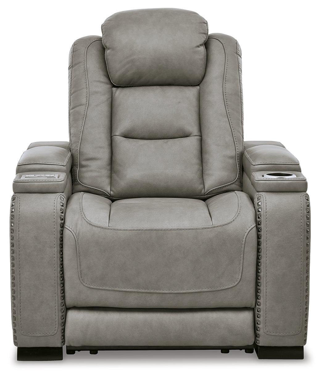 The Gray Man-den 3-Piece Home Theater Seating - Ella Furniture