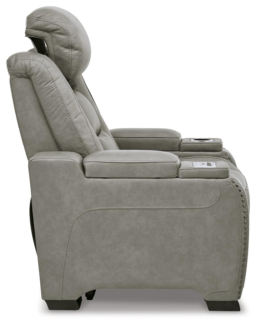 The Gray Man-den 3-Piece Home Theater Seating - Ella Furniture