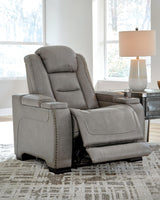 The Gray Man-den 3-Piece Home Theater Seating - Ella Furniture