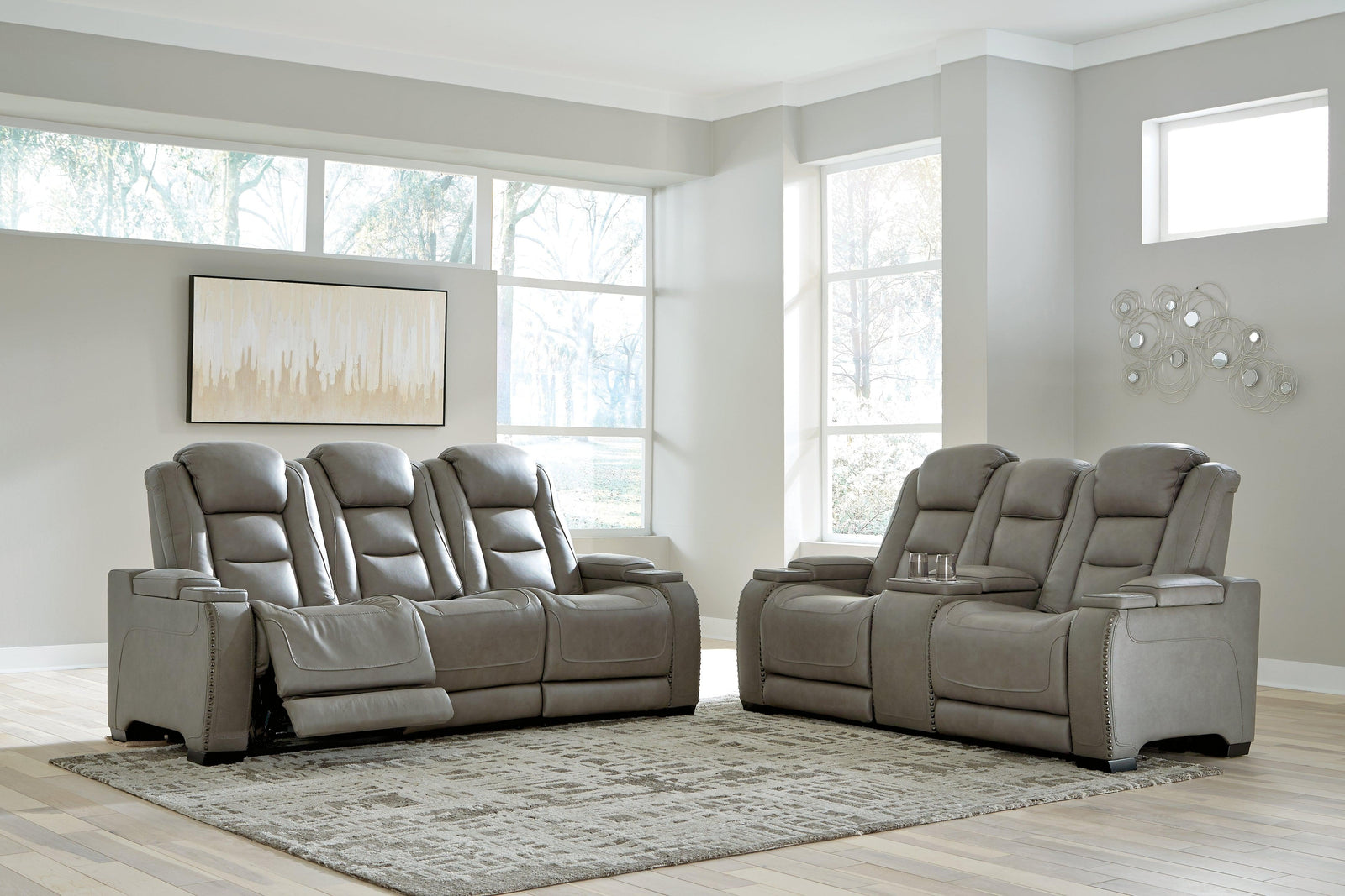 The Gray Man-den Sofa And Loveseat - Ella Furniture