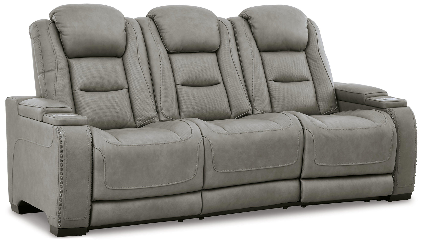 The Gray Man-den Sofa, Loveseat And Recliner - Ella Furniture