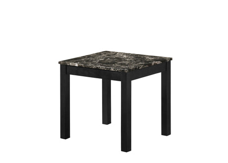 Thurner Marble-Black 3-Piece Coffee Table Set, Sleek Black Marble Top - Ella Furniture
