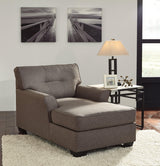 Tibbee Slate Sofa And Chaise - Ella Furniture